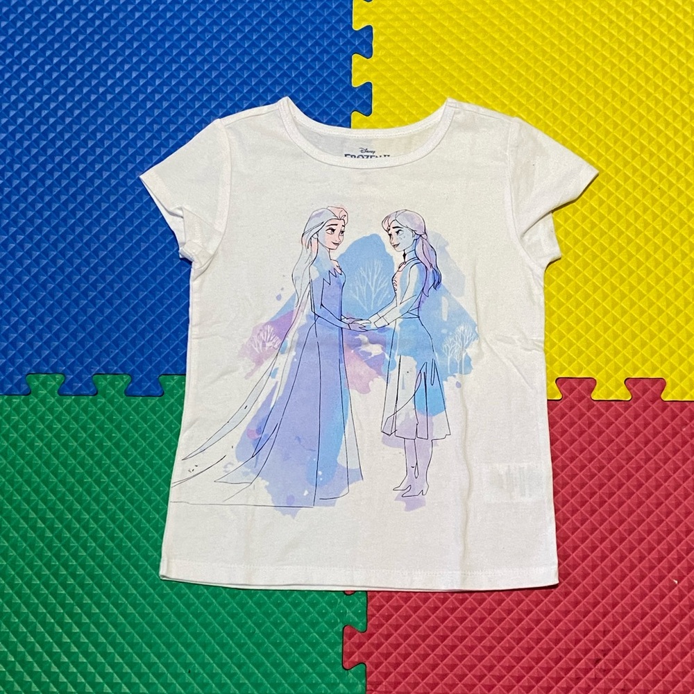Girl clothes Disney Frozen 2 Elsa Anna T-shirt size 6